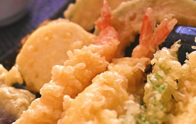 クリスマスに揚げたて天ぷら丼!?